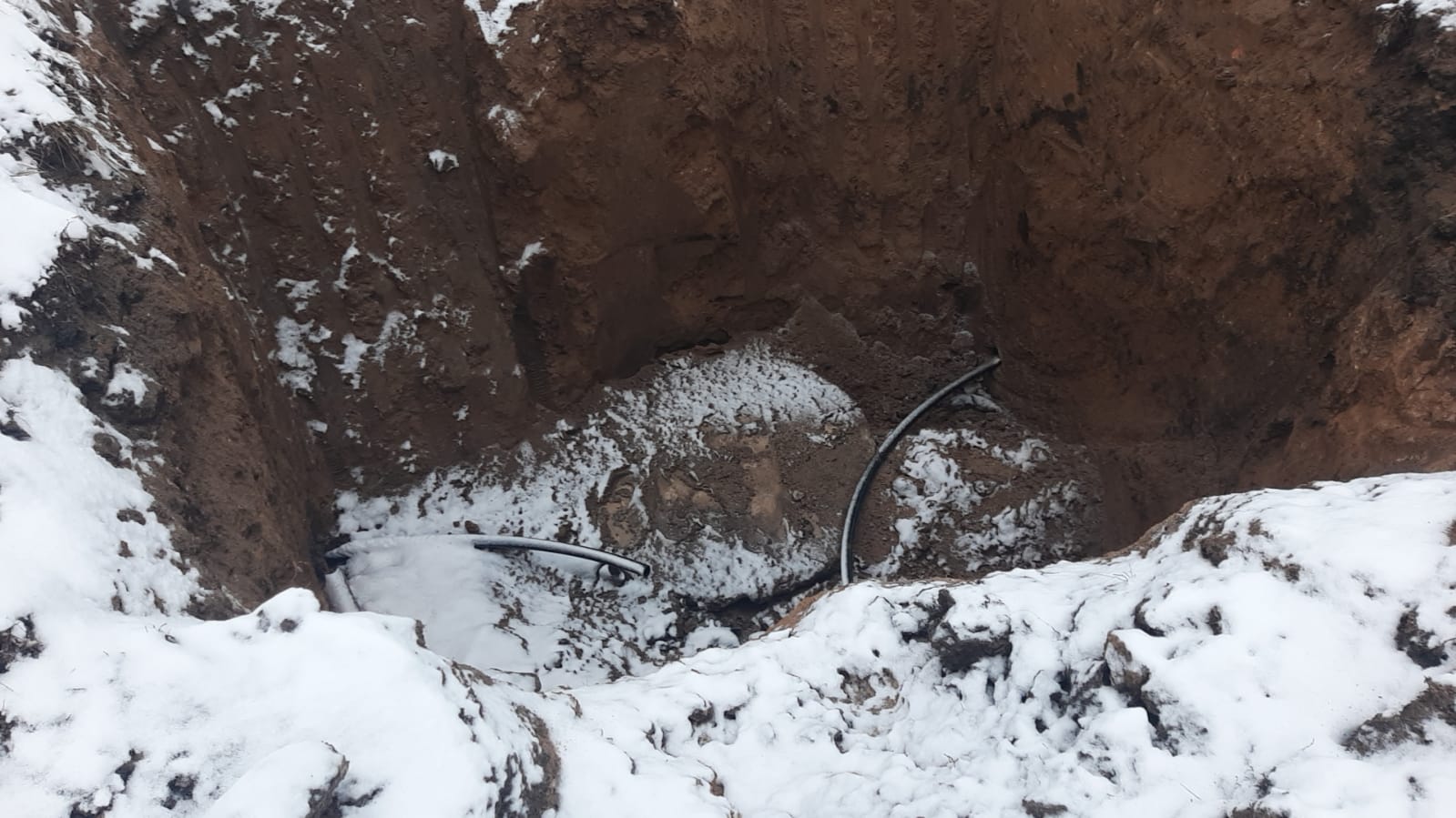 В селе Айымжан проводится ремонт водоразводящих сетей