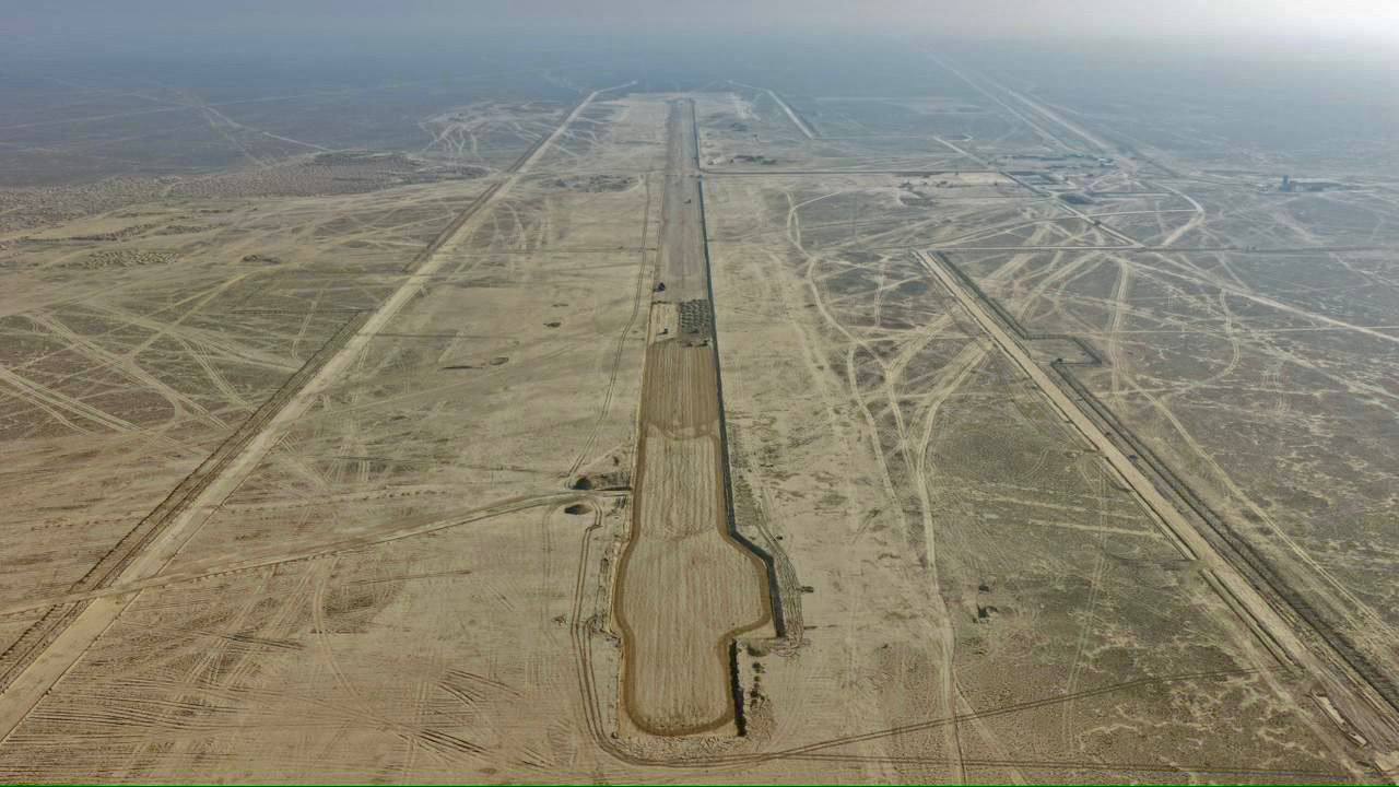 Президент тапсырмасы бойынша Кендірліде жаңа әуежай құрылысы жалғасып жатыр