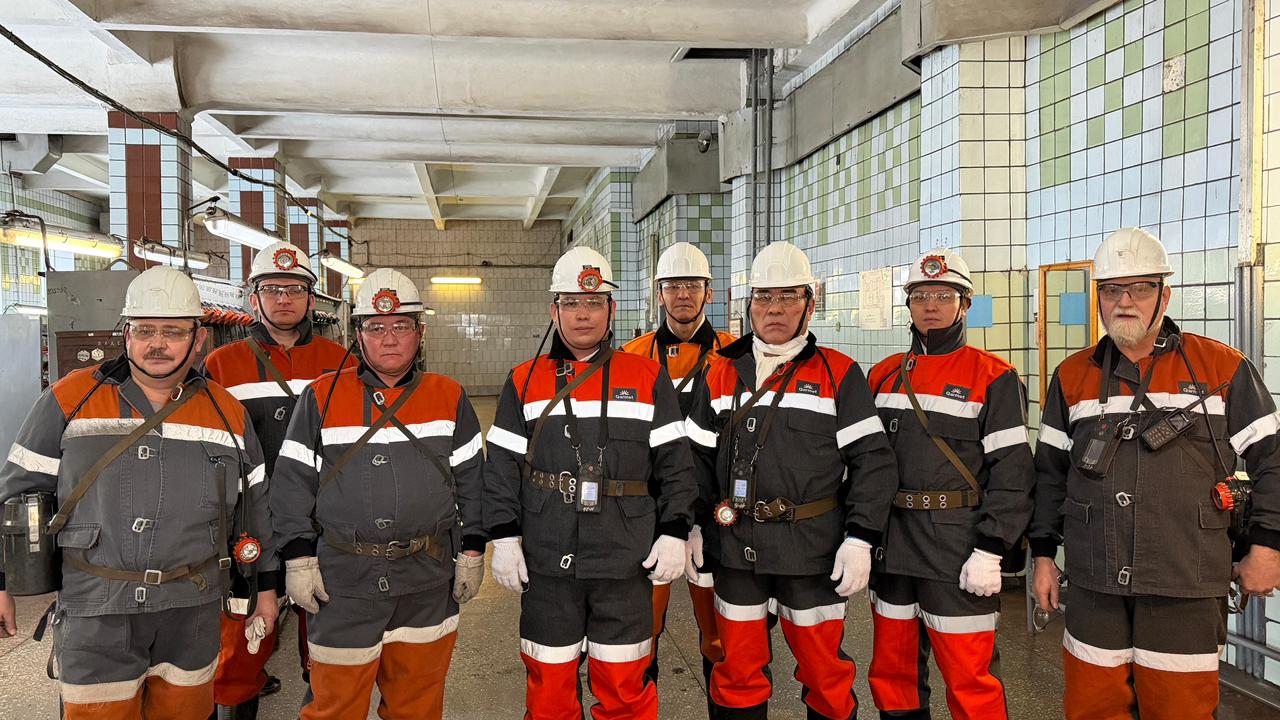 Вице-министр по чрезвычайным ситуациям посетил шахту имени Костенко с рабочим визитом