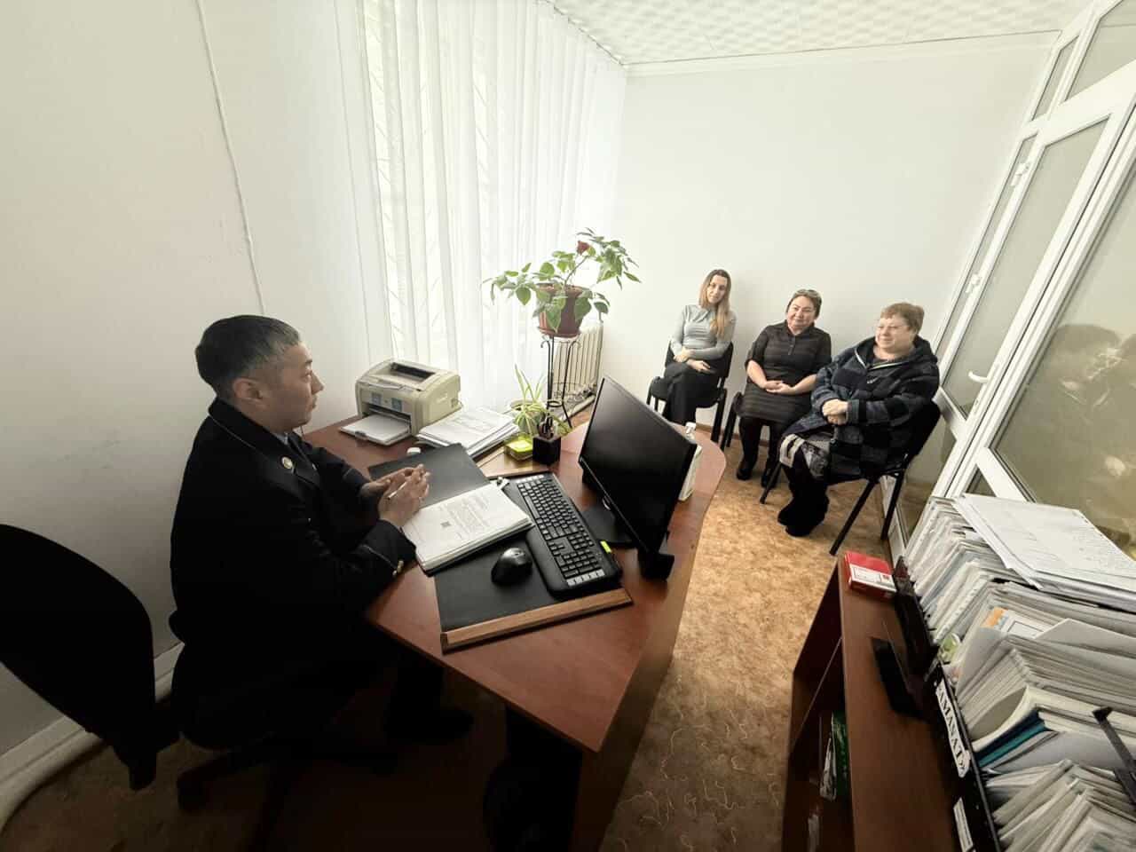 Шалғай өңірде азаматтарды қабылдау