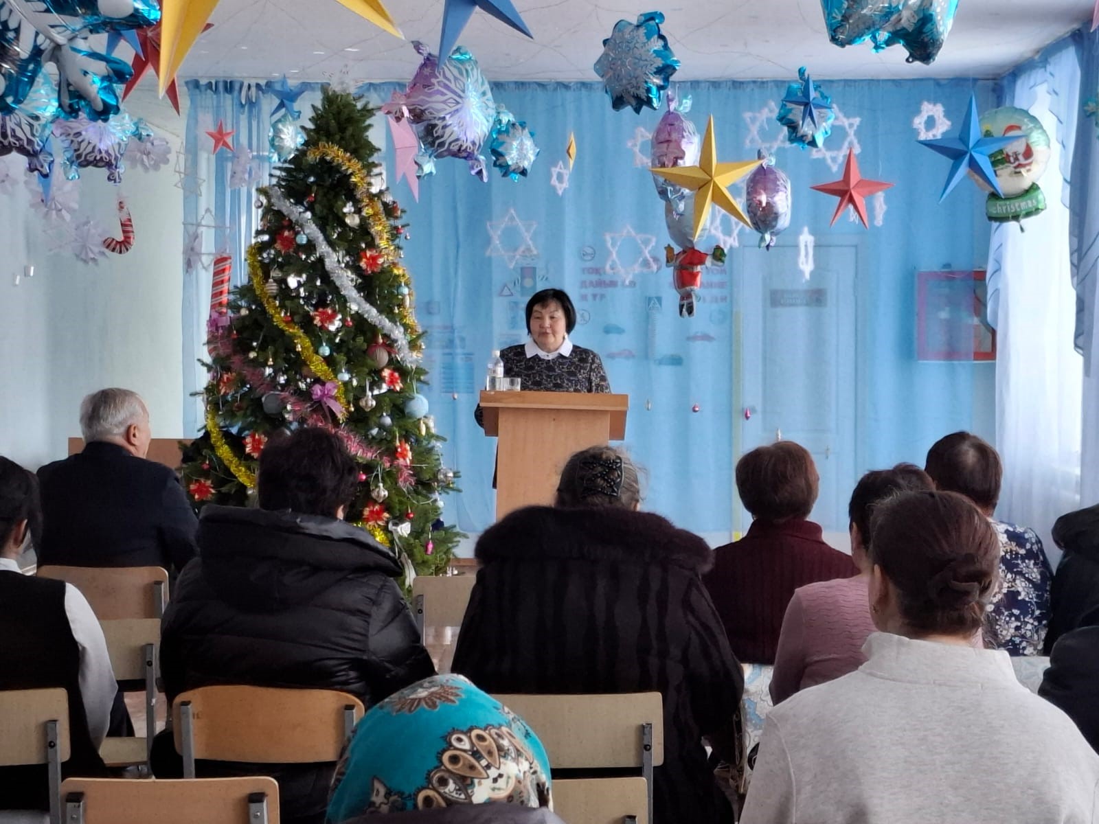 Отчетная встреча акима округа в Косаральском сельском округе