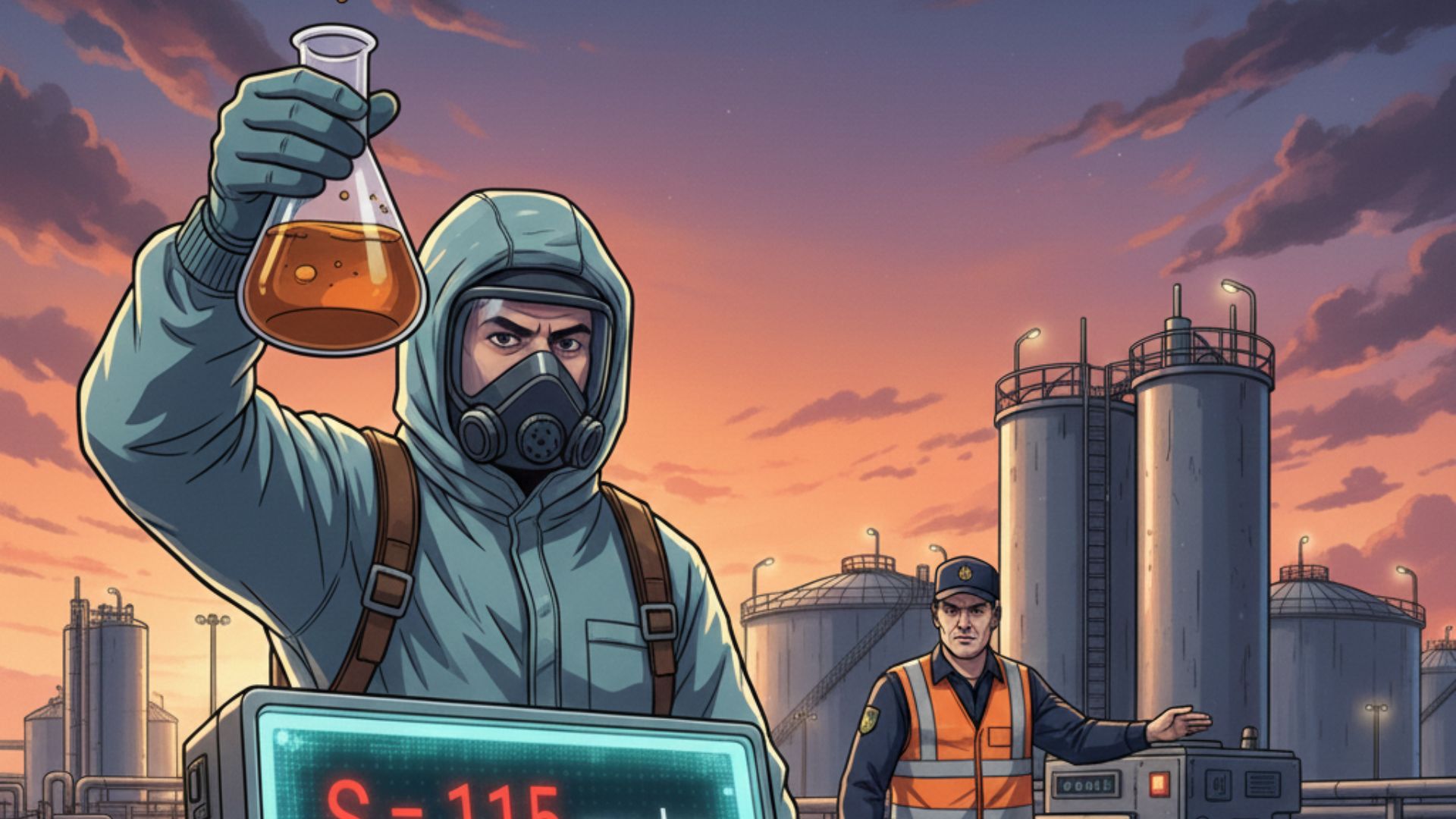 Ақтауда  техникалық регламентке  сай келмейтін дизель отыны тәркіленді