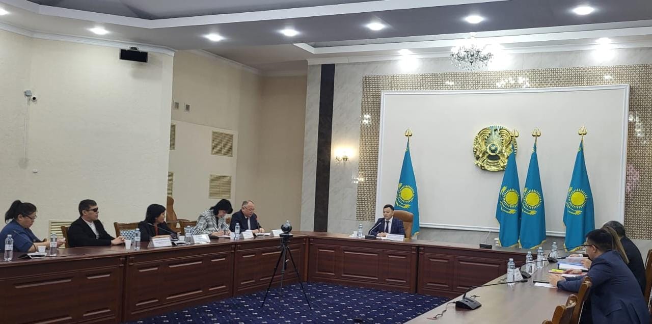 Заседание Координационного совета по делам лиц с инвалидностью при акимате Северо-Казахстанской области