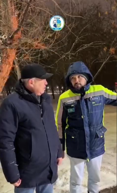 Аким Петропавловска проинспектировал ход работ по зимнему содержанию улично-дорожной сети