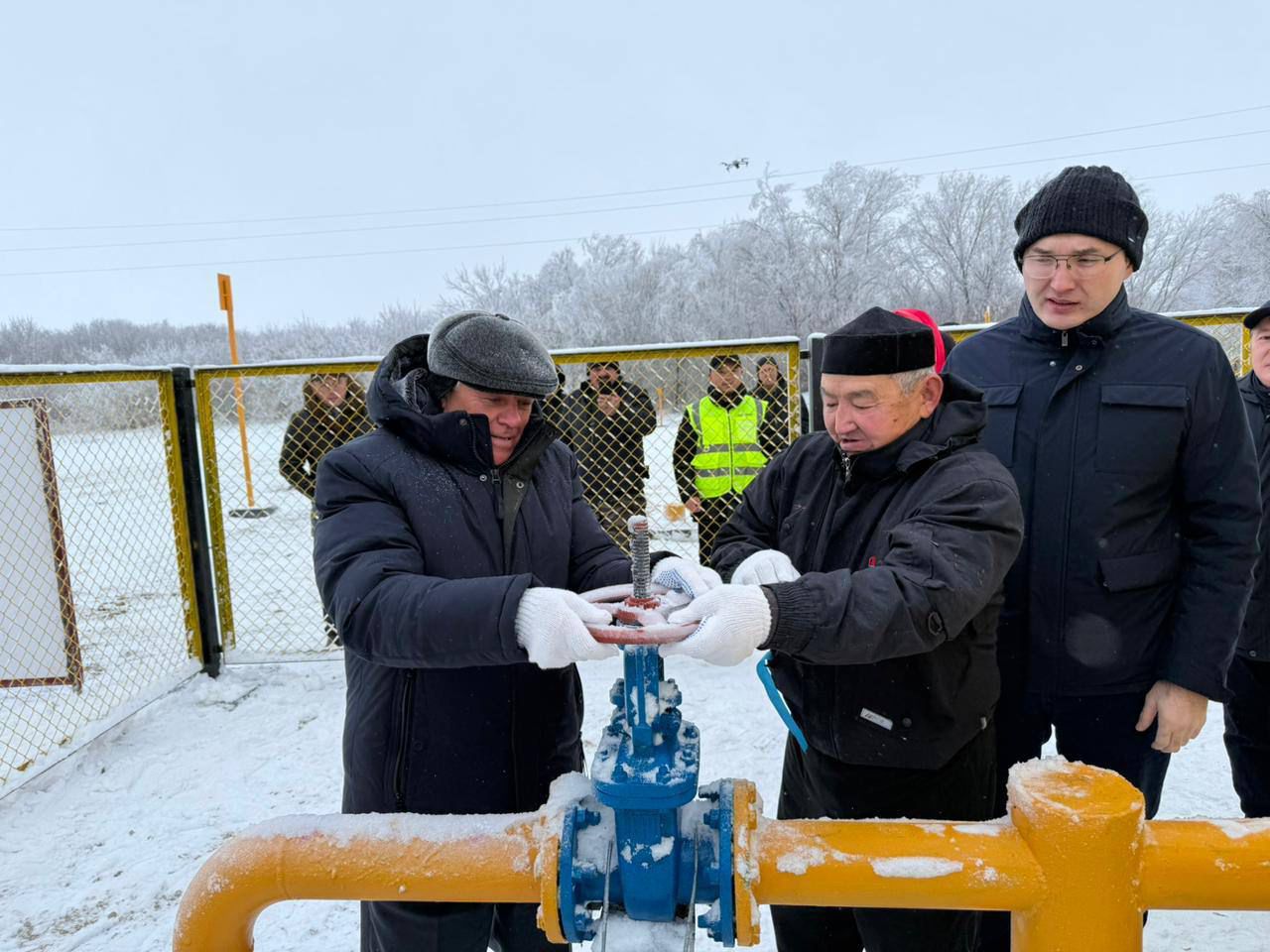 🔥Мәртөк ауданында тағы екі ауылға көгілдір отын берілді.