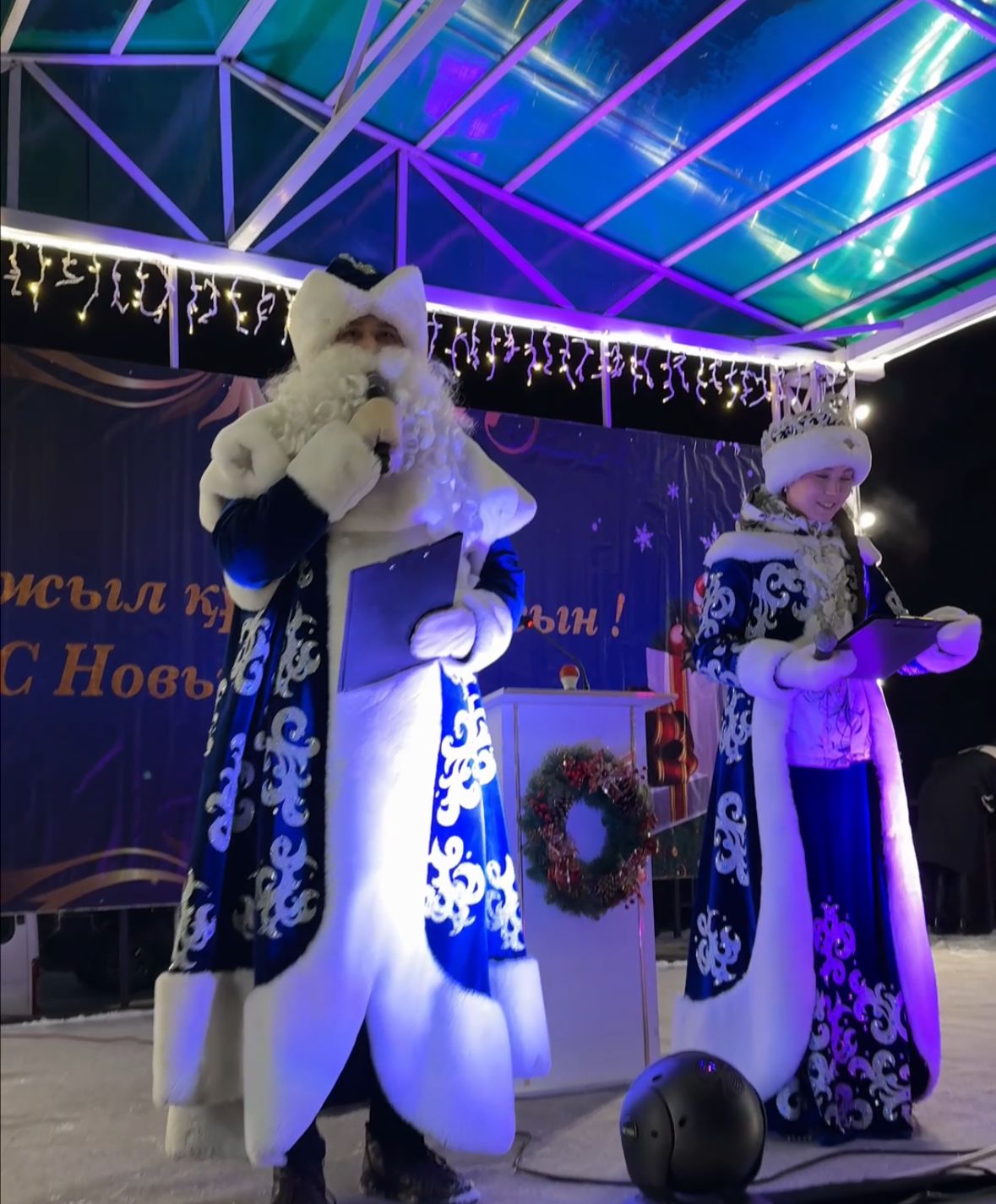 В селе Красный Яр зажглась новогодняя ёлка🎄