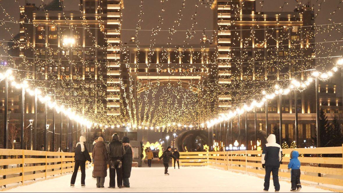 Горки, катки и новогодние елки: где в Астане расположены главные зимние локации