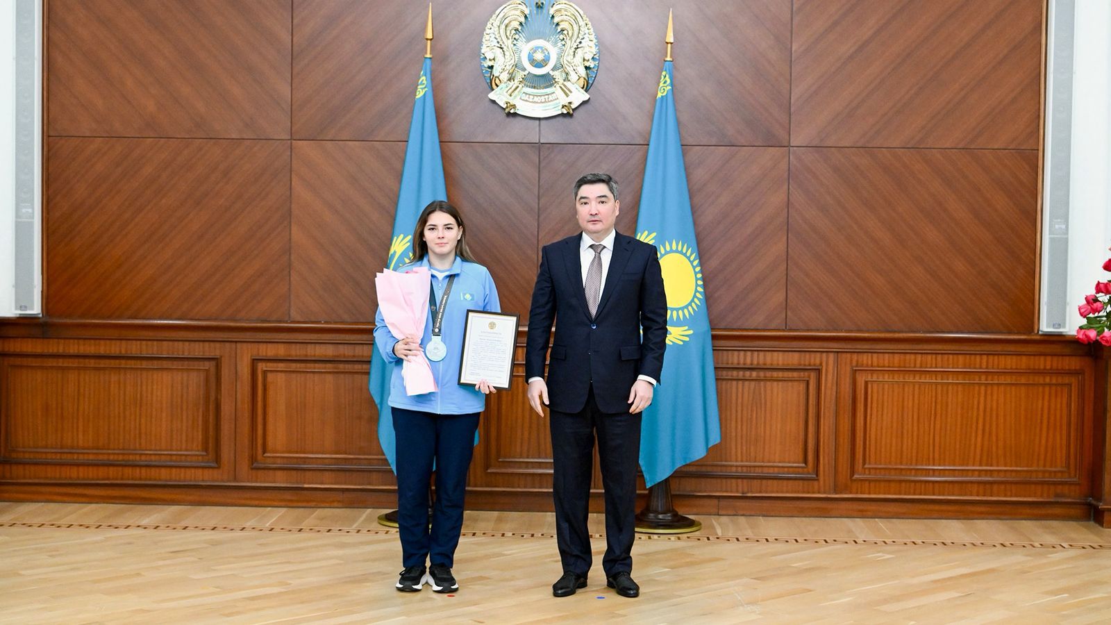 Анастасия Тимошенкова — ҚР премьер-министрінің қабылдауында болды.