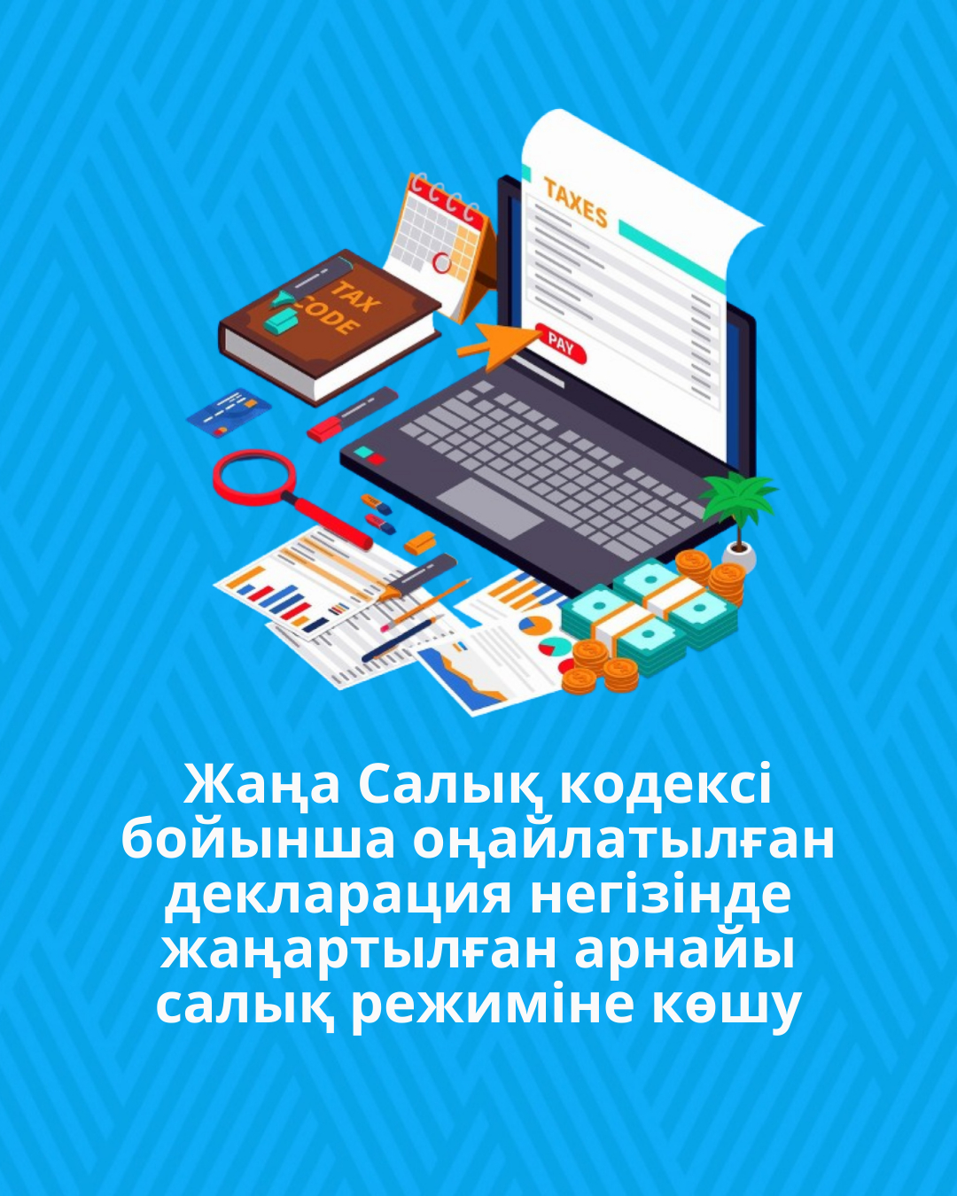 Жаңа Салық кодексі бойынша оңайлатылған декларация негізінде жаңартылған арнайы салық режиміне көшу