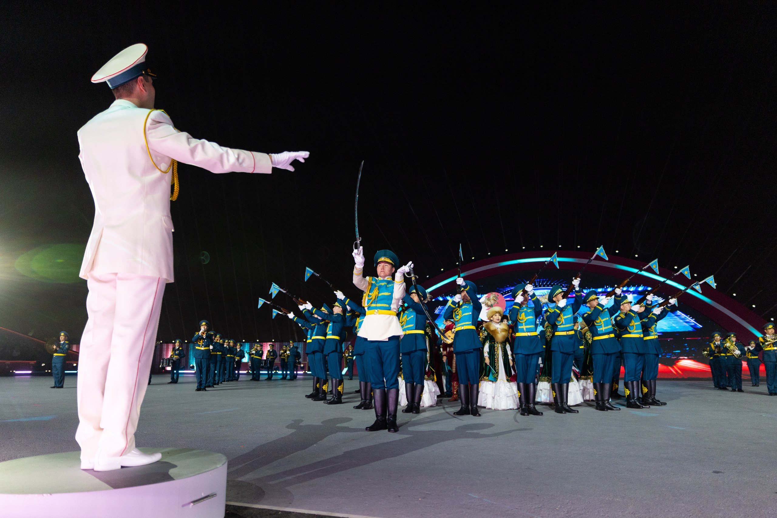Қазақстан Қарулы Күштерінің әскери музыканттары Дохада өткен І Халықаралық әскери музыка фестивалінде сәтті өнер көрсетті