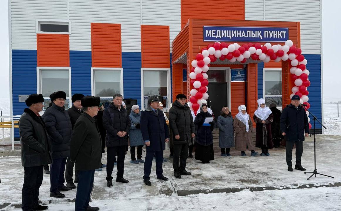 В Актюбинской области открыт девятый сельский медицинский пункт, построенный за счет возвращенных активов