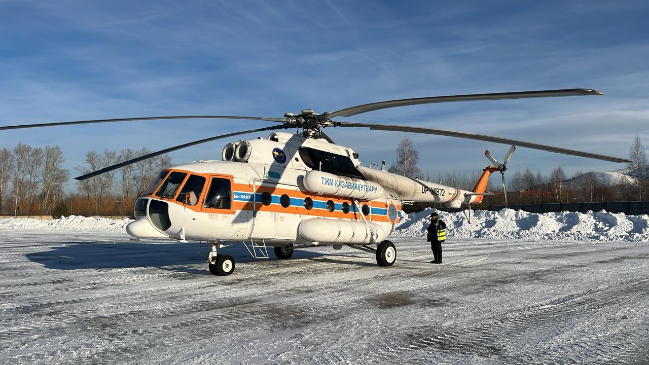 Очередной вылет  вертолета МЧС по линии санавиации