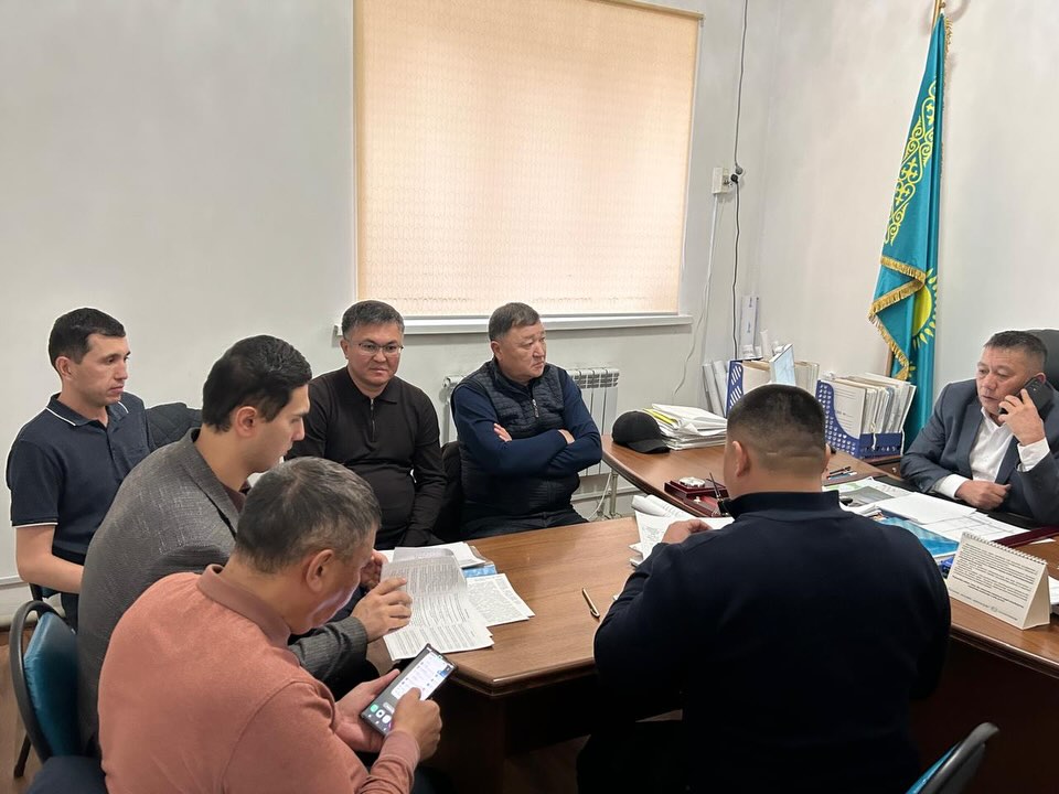 Шу-Талас бассейндік су инспекциясы инспекторларының жер қойнауын пайдаланушылармен және кәсіпкерлермен кездесуі