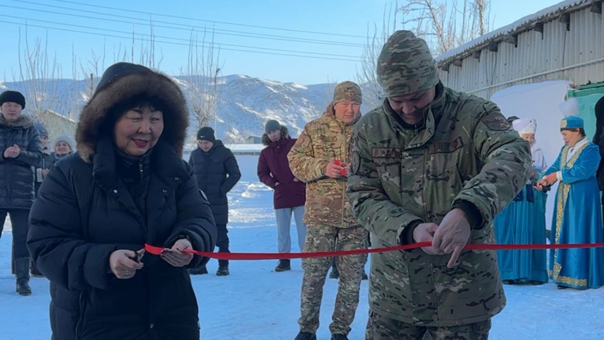 В селе Кенсай ВКО открыт 130-ый добровольный пост пожаротушения