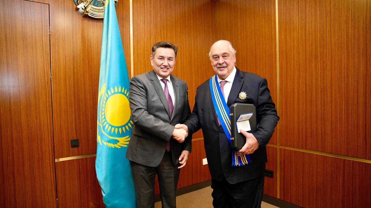 Председатель совета директоров УК ТМК награждён орденом «Барыс» I степени