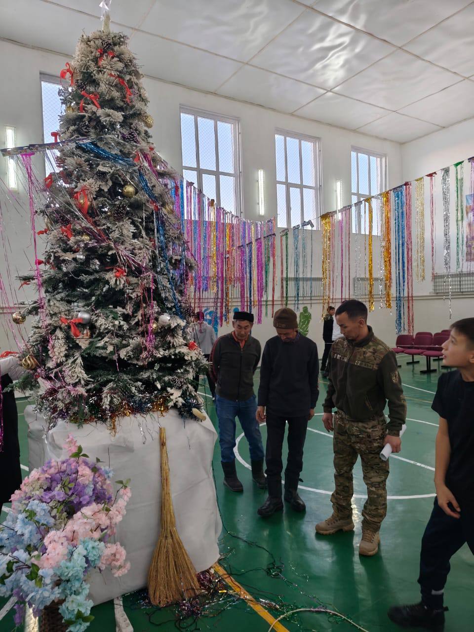 В Жуалынском районе изучена пожарная безопасность мест проведения новогодних праздников