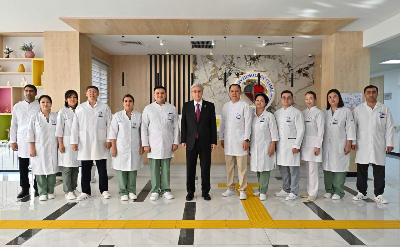 Қасым-Жомарт Тоқаев Тараздағы аритмология клиникасының жұмысымен танысты