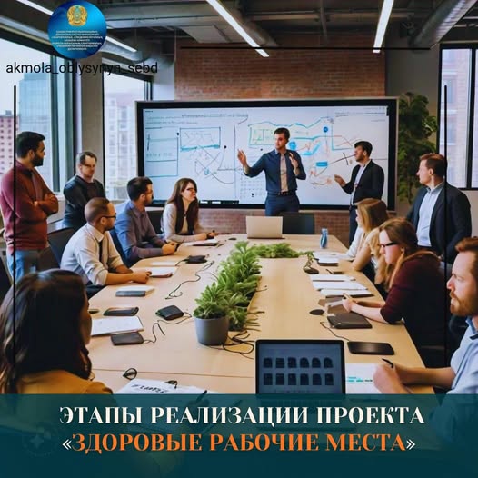 Этапы реализации проекта «Здоровые рабочие места»