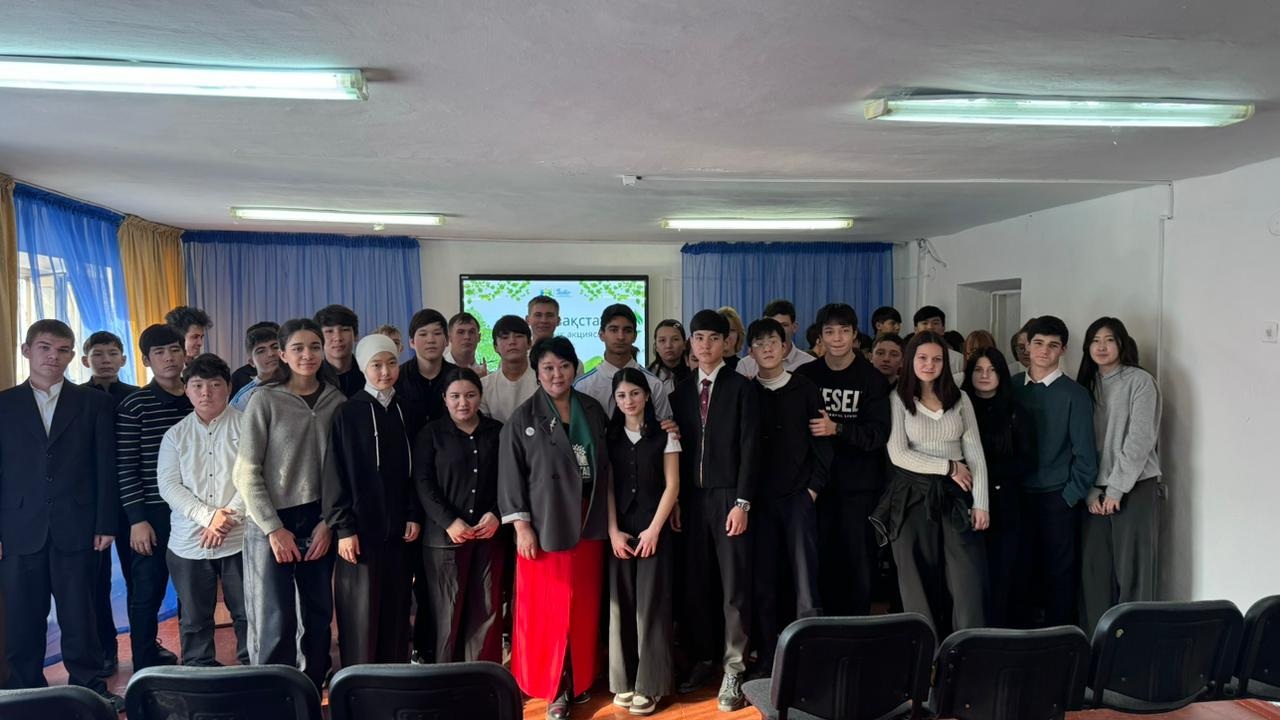 ЖАМБЫЛ ОБЛЫСЫНДА «ТАЗА ҚАЗАҚСТАН» ЭКОЛОГИЯЛЫҚ АКЦИЯСЫ АЯСЫНДА «ТАЗА ТАРАЗ» АТТЫ ЖАСТАРМЕН КЕЗДЕСУ ӨТТІ