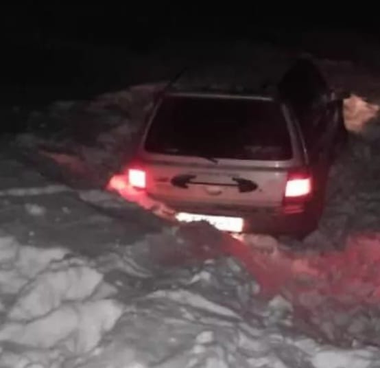 В области Жетісу спасены 7 человек, застрявшие в снежном заносе