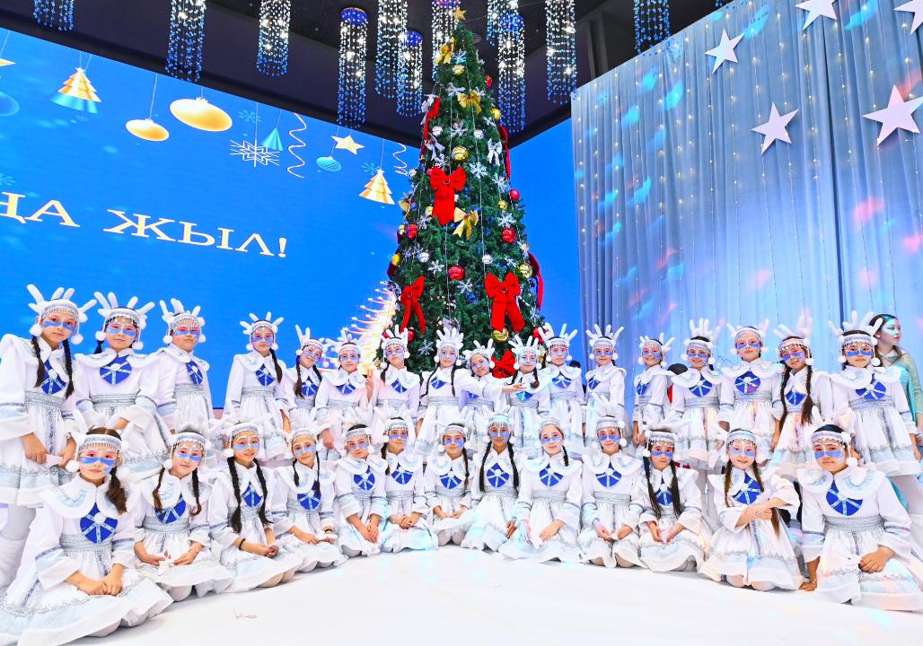 В Кызылорде прошел Президентский новогодний праздник «Ғажайыпқа толы Жаңа жыл»