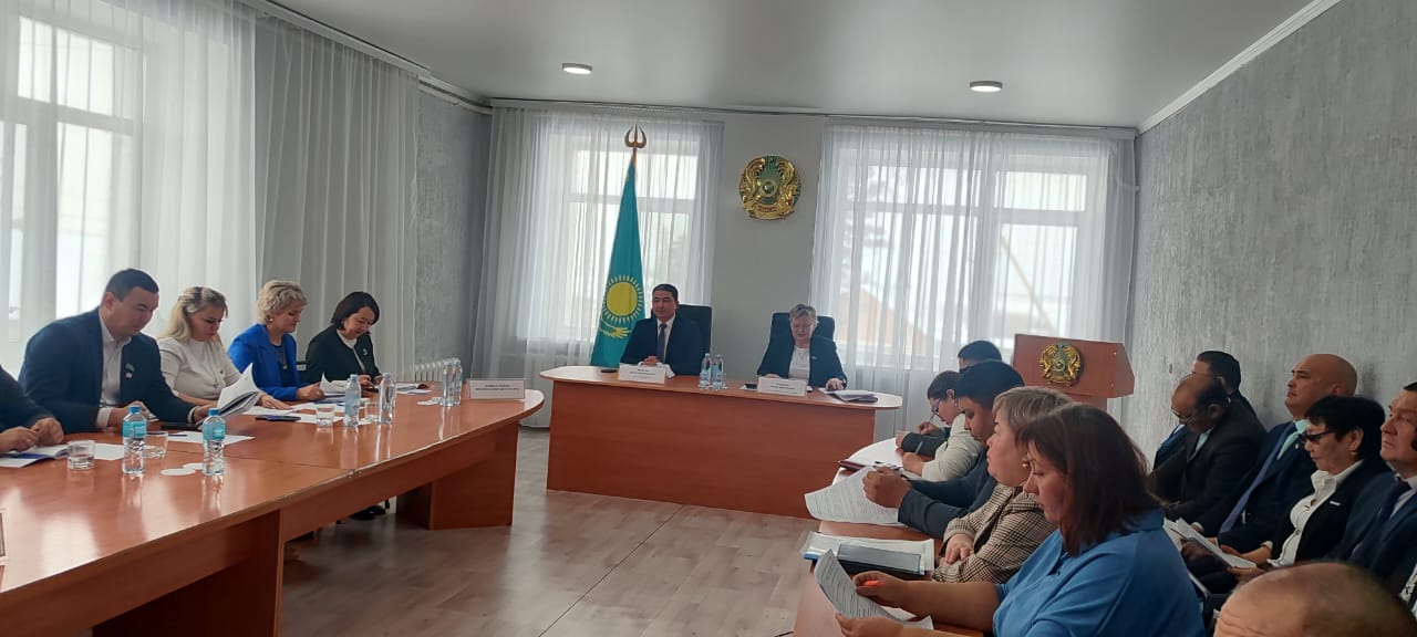 Состоялась 37 очередная сессия маслихата Жамбылского района