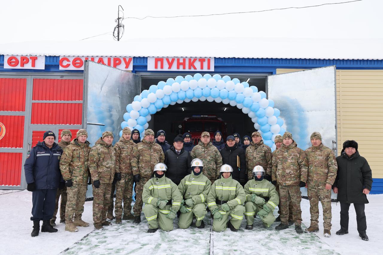 Проект «Ауыл құтқарушылары»: открыт новый противопожарный пункт в Успенском районе Павлодарской области