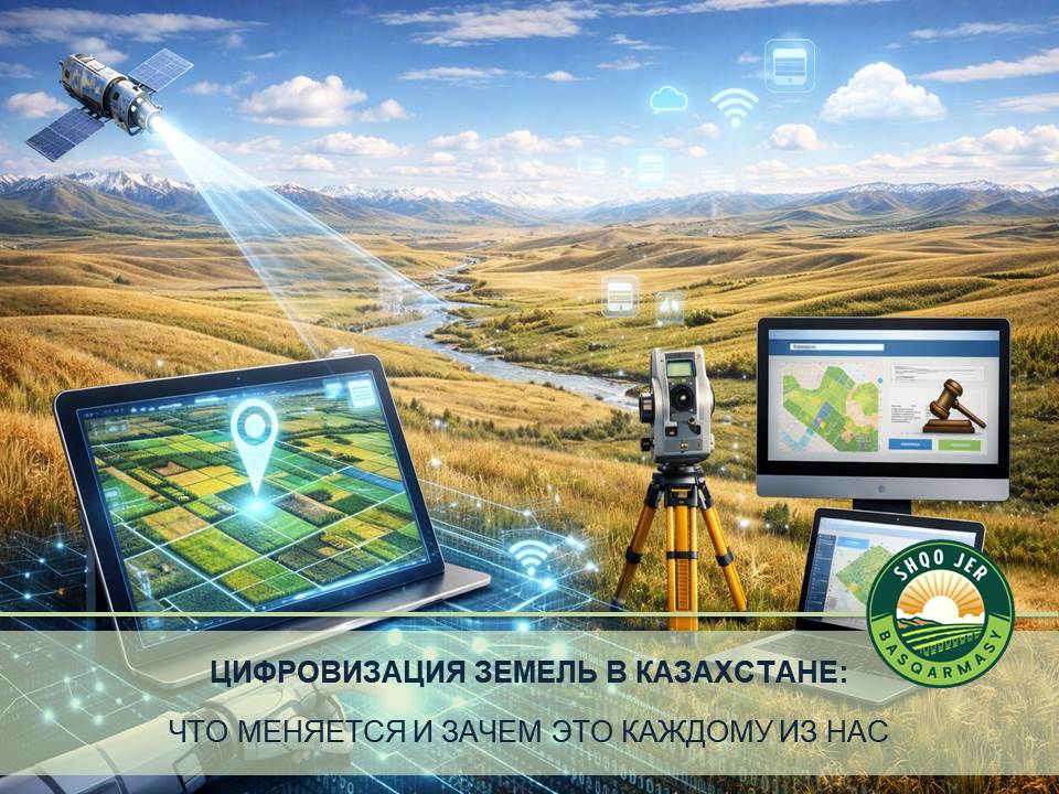 Цифровизация земель в Казахстане: что меняется и зачем это каждому из нас