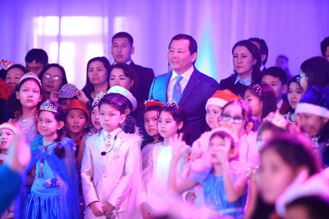 Президентская елка прошла для школьников Актюбинской области