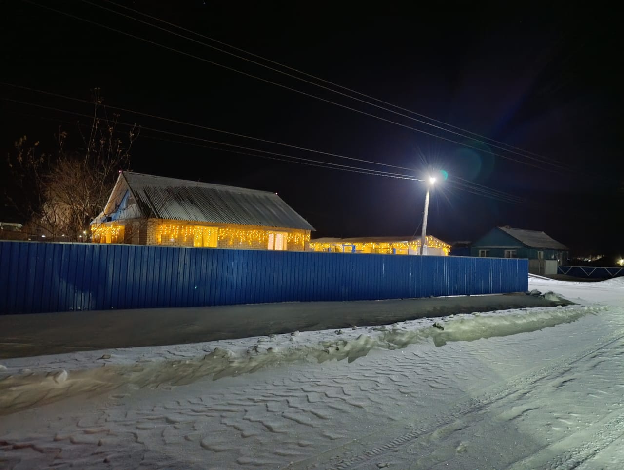 Новогоднее оформление домов