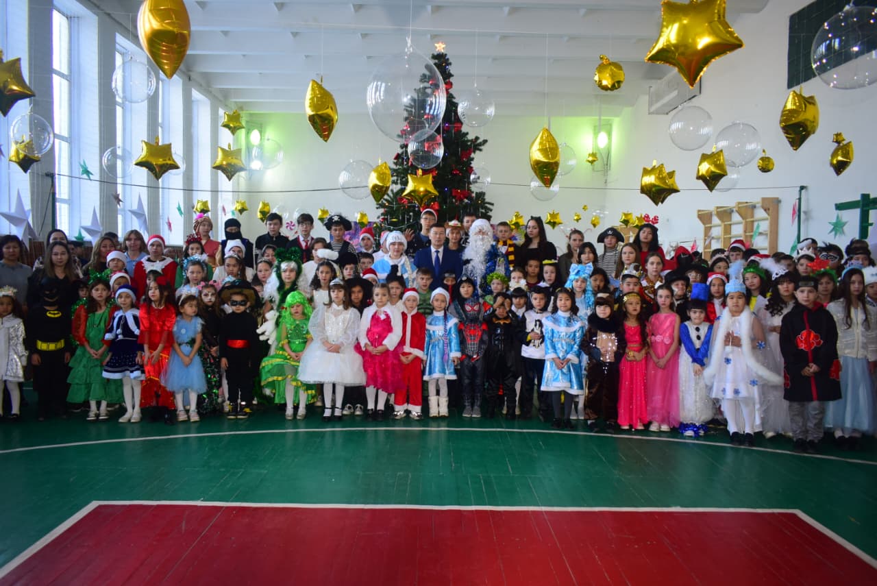 Новогодняя ёлка акима района