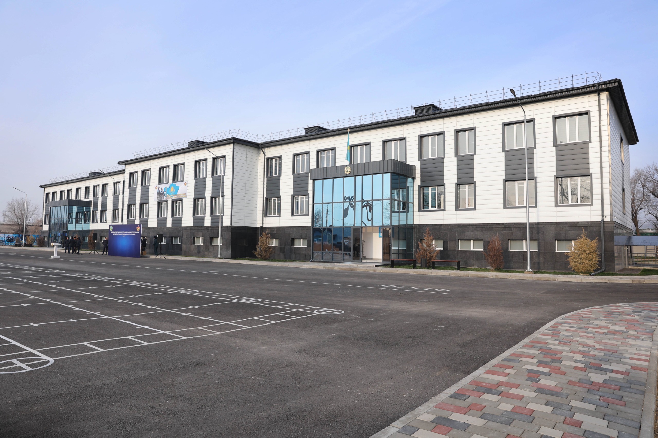 Открытие казармы для личного состава бригады территориальной обороны Жамбылской области