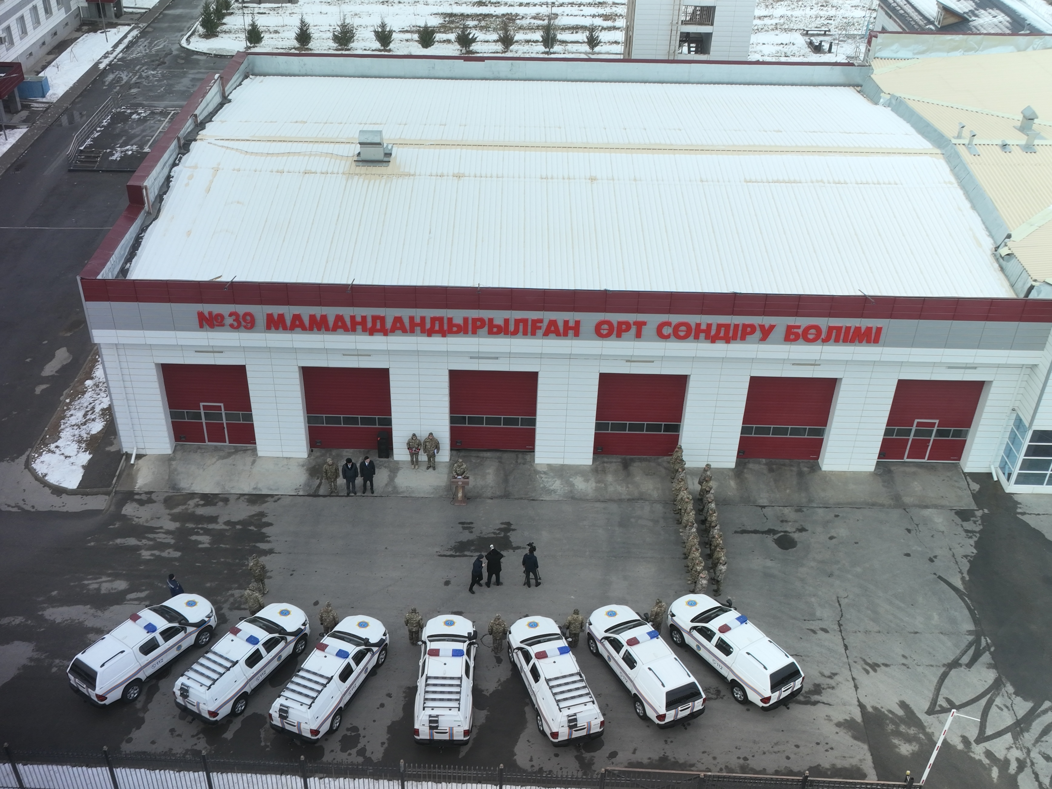 Түркістан облысының құтқарушыларына жаңа техниканың кілттері табысталды