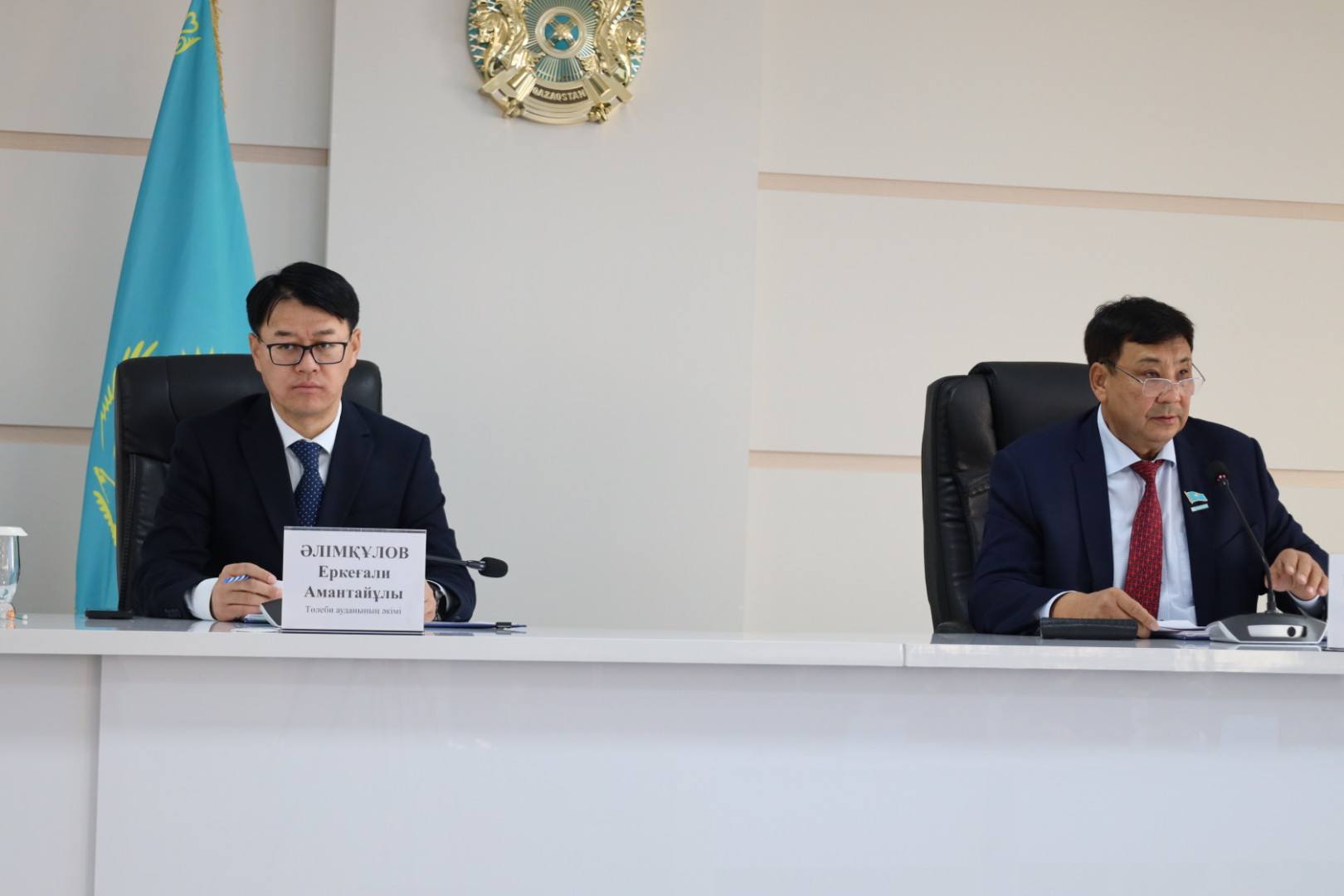 ТӨЛЕБИ АУДАНДЫҚ МӘСЛИХАТЫНЫҢ КЕЗЕКТЕН ТЫС ОТЫЗ ЕКІНШІ СЕССИЯСЫ ӨТТІ