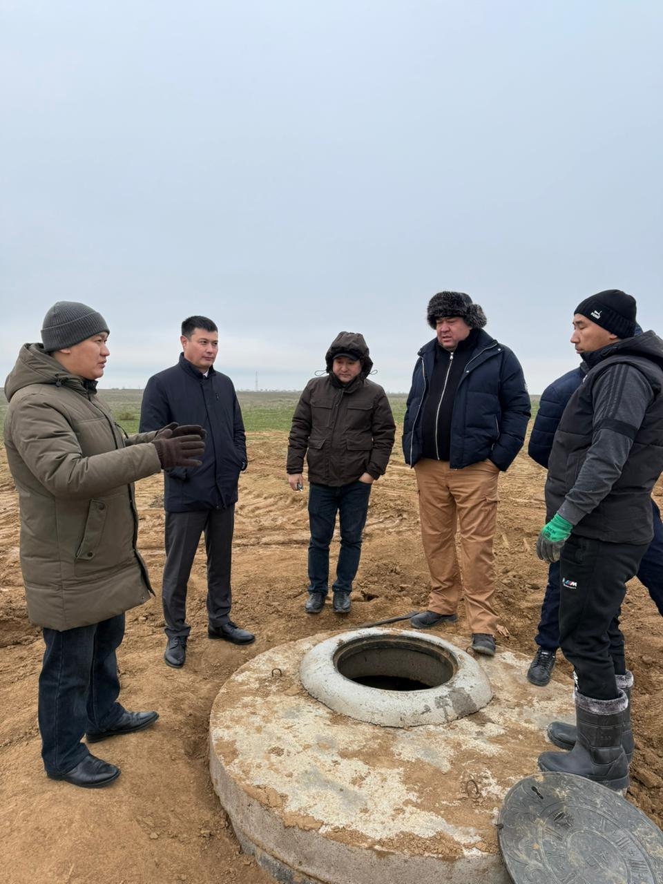 Заместитель председателя Аубакиров А.Б. проконтролировал ход завершения работ по реконструкции Урдинского группового водопровода в Западно-Казахстанской области.