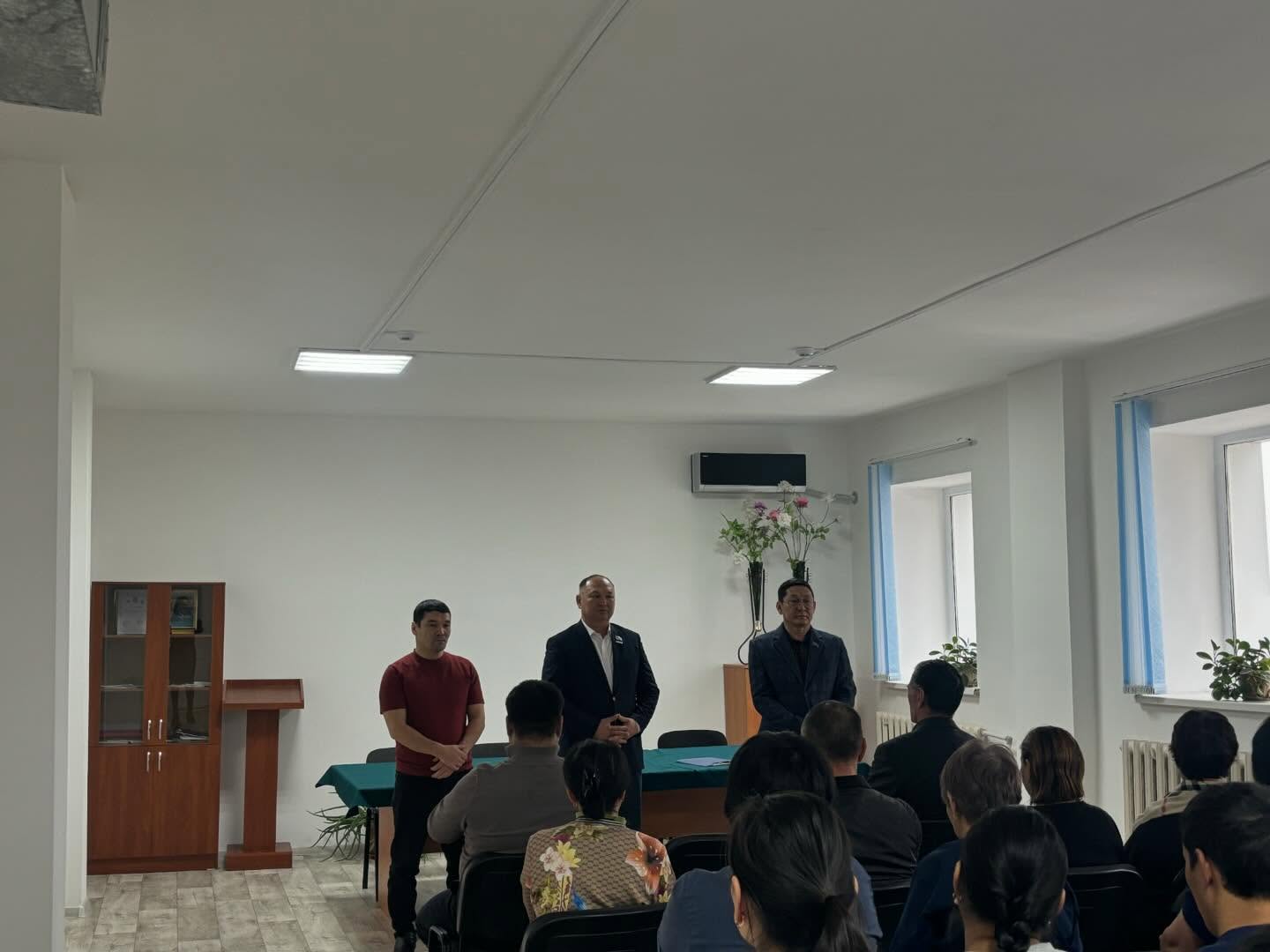 Ойыл балалар-жасөспірімдер спорт мектебі мен Ойыл дене шынықтыру және сауықтыру кешені ұжымымен кездесу өткізілді