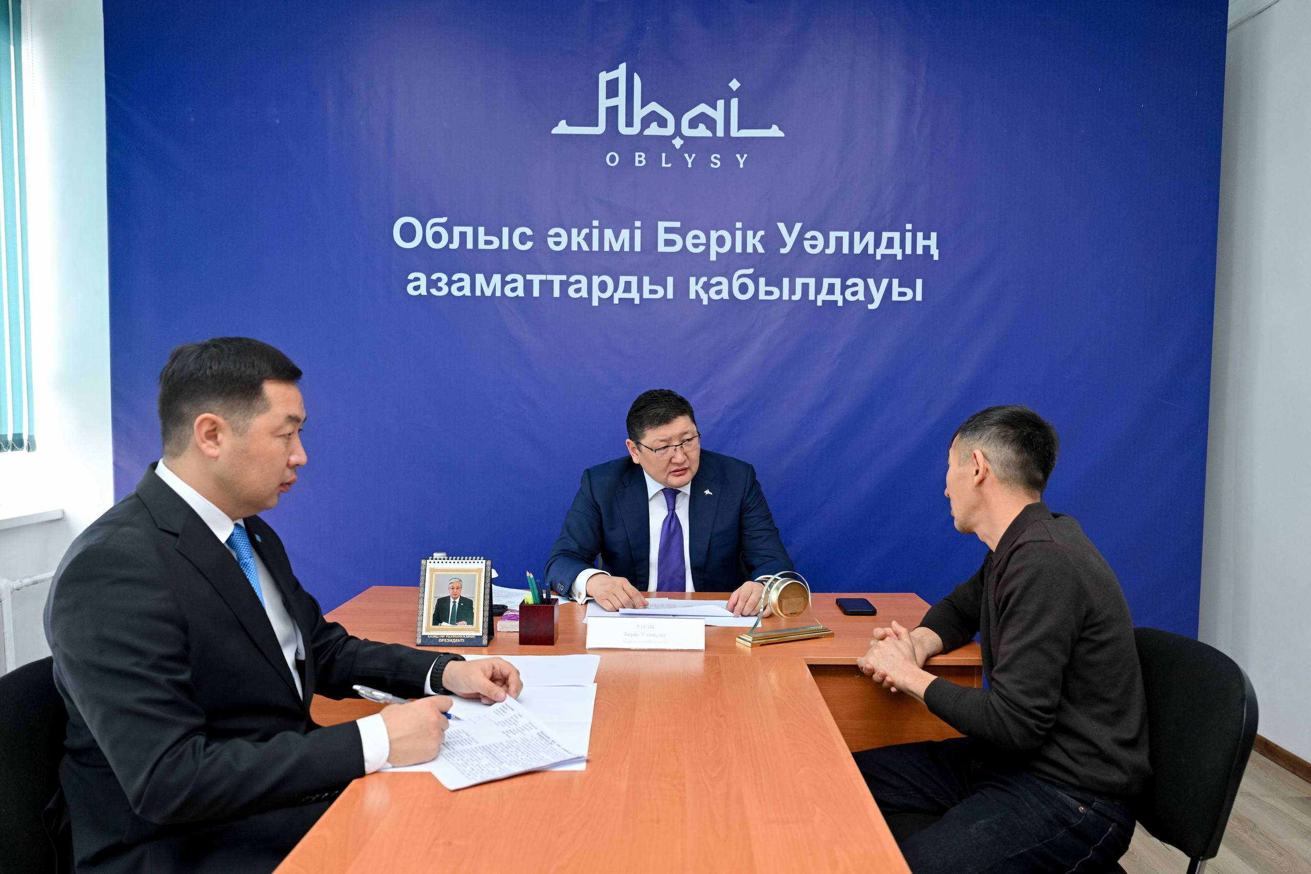 Аким области провел личный прием жителей района Жаңасемей