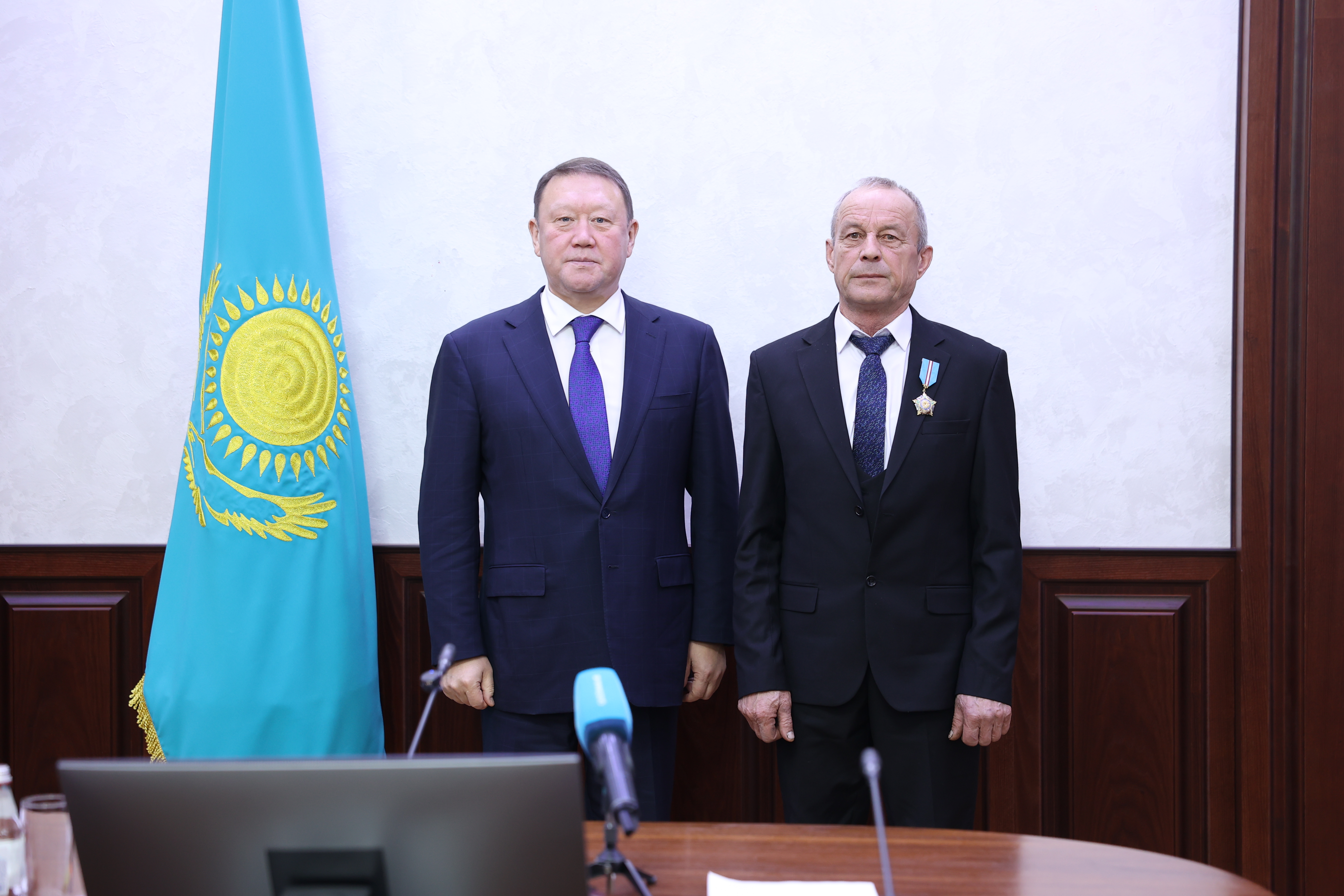 Николай Власович Гордеев награждён орденом "Құрмет" за вклад в развитие сельского хозяйства