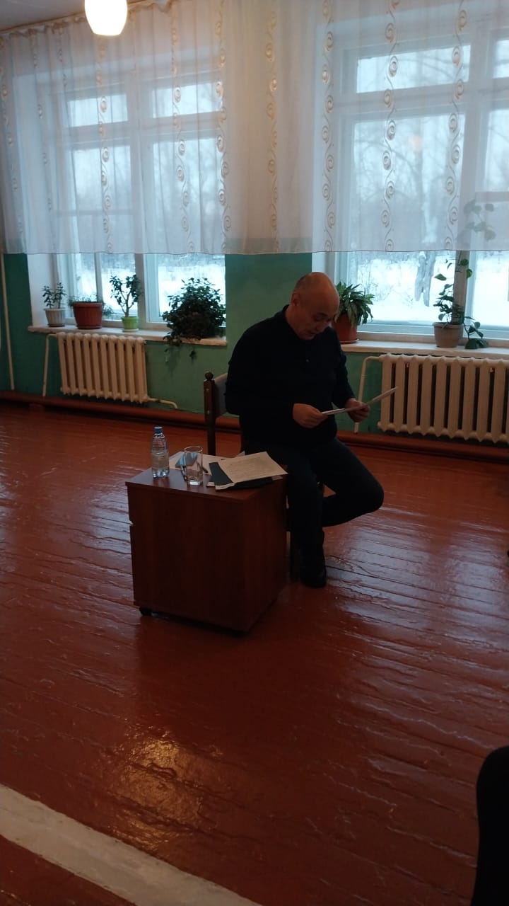 Архангельск ауылдық округінде Денисов ауданының әкімі Р. Ж.  Қатпаевтың кездесулері өтті.халық