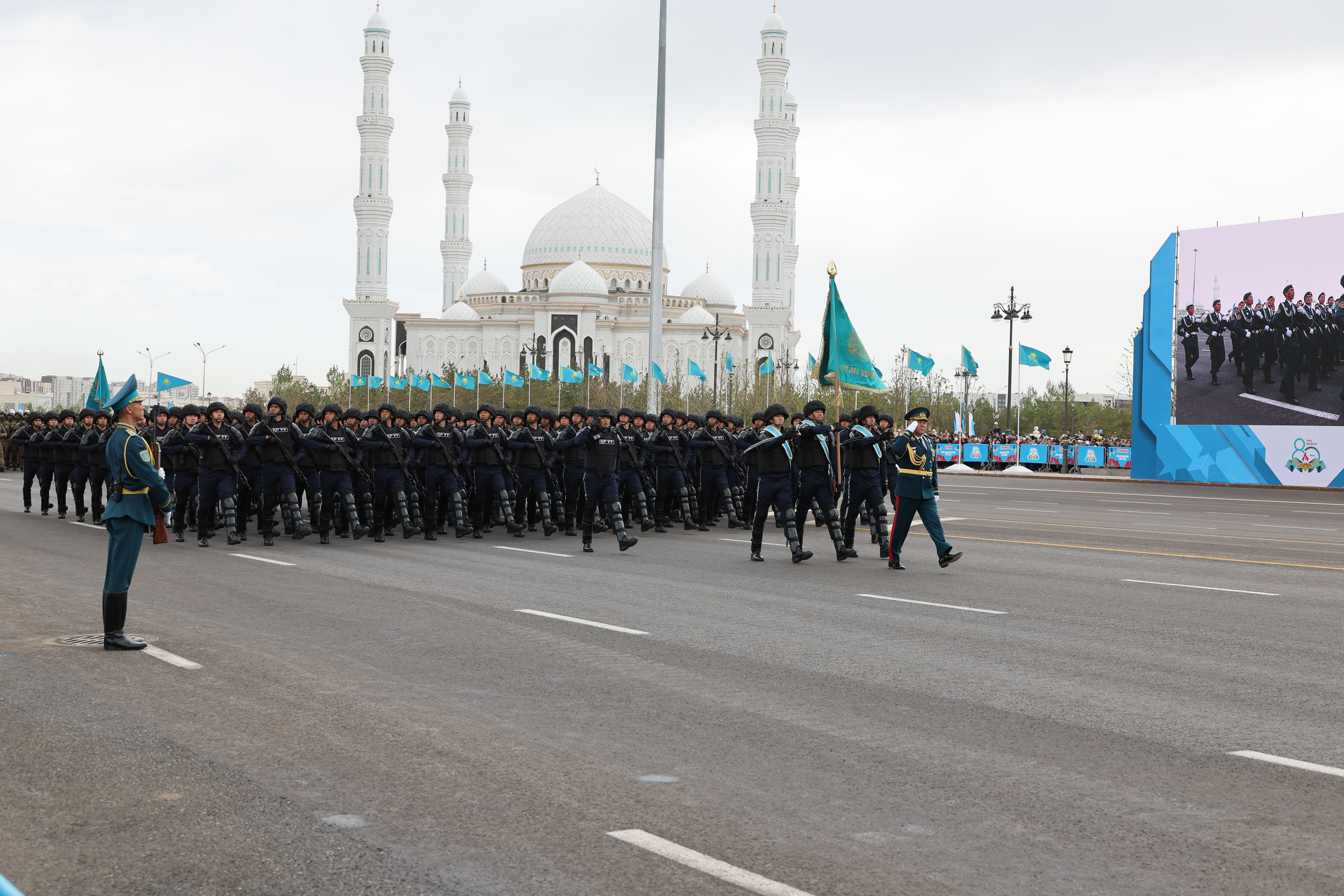 На страже порядка и спокойствия: ключевые итоги года Национальной гвардии МВД РК