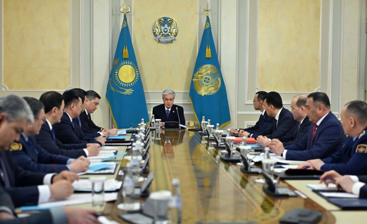 Глава государства провёл заседание Совета безопасности.