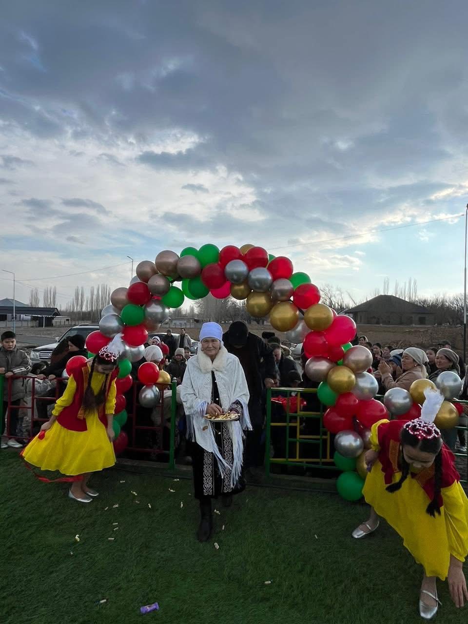 СЫЗҒАН АУЫЛЫНДА БАЛАЛАР ОЙЫН АЛАҢШАСЫ ПАЙДАЛАНУҒА БЕРІЛДІ