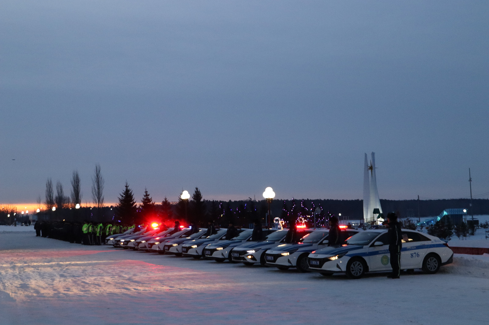 СҚО-да 31 желтоқсанда қоғамдық тәртіпті қамтамасыз етуге 500-ден астам полиция қызметкері жұмылдырылды