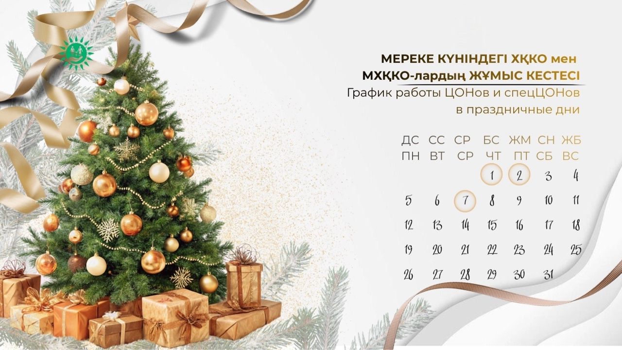 Режим работы ЦОНов и спецЦОНов в период новогодних праздников
