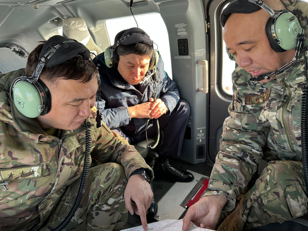 Контроль снегозаносимых участков автодорог Павлодарского региона