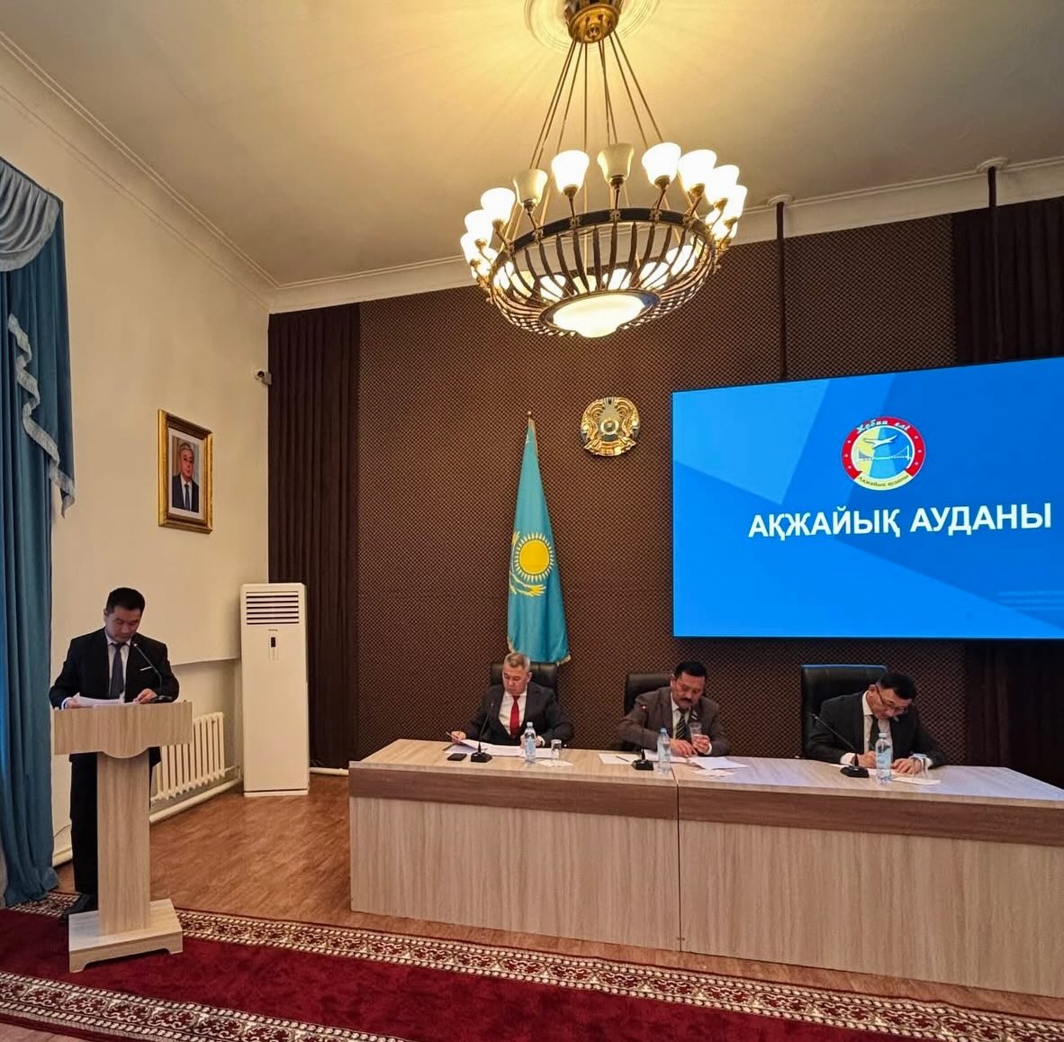 АУДАНДА МӘСЛИХАТТЫҢ КЕЗЕКТІ ХХХVІІ СЕССИЯСЫ ӨТТІ