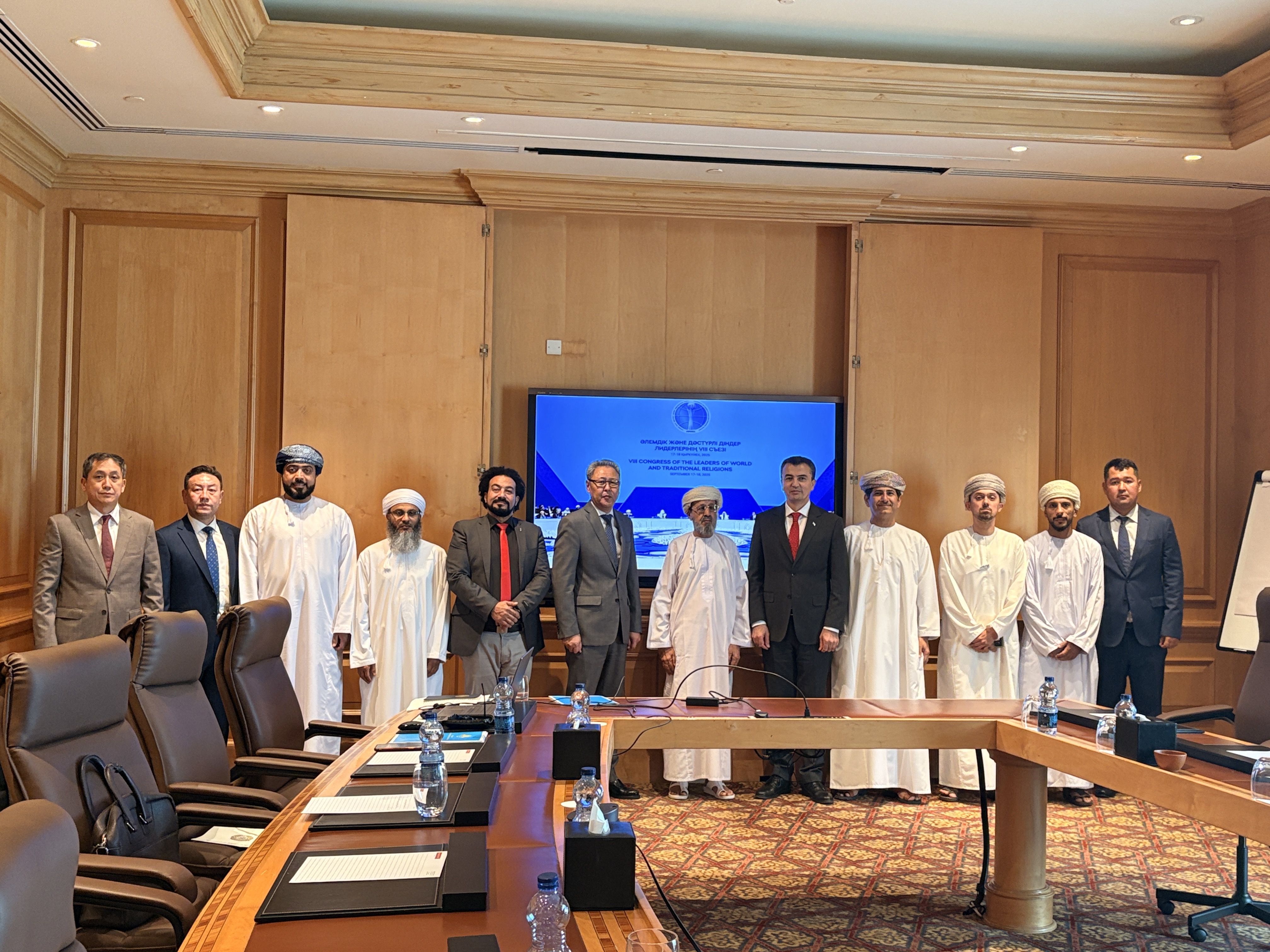Масқатта Астанада өткен Әлемдік және дәстүрлі діндер лидерлерінің VIII съезінің қорытындылары талқыланды