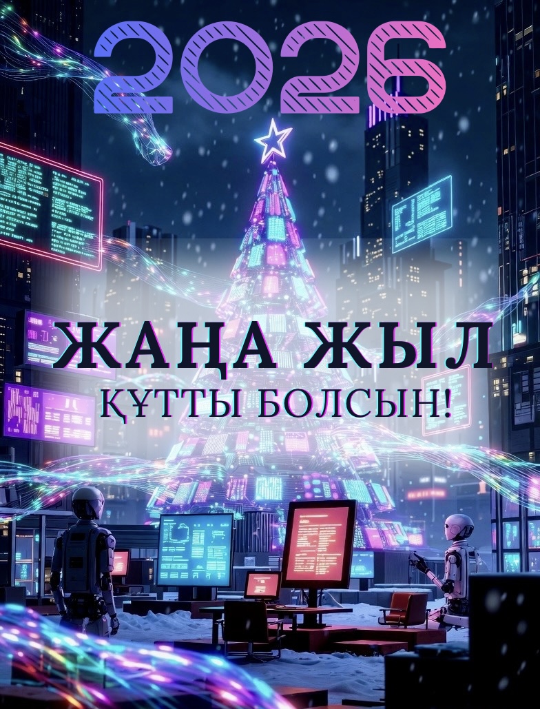 Келе жатқан Жаңа Жылмен құттықтаймыз!