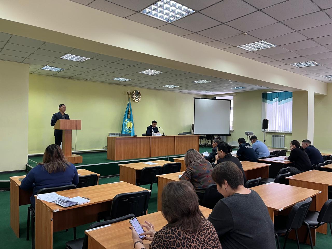 Заседание комиссии по защите прав несовершеннолетних Курчумского района