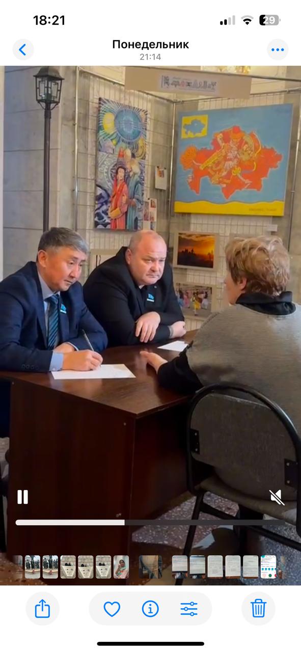 Мәслихат депутаттары "AMANAT" партиясынан "Құқықтық көмек" акциясын өткізді